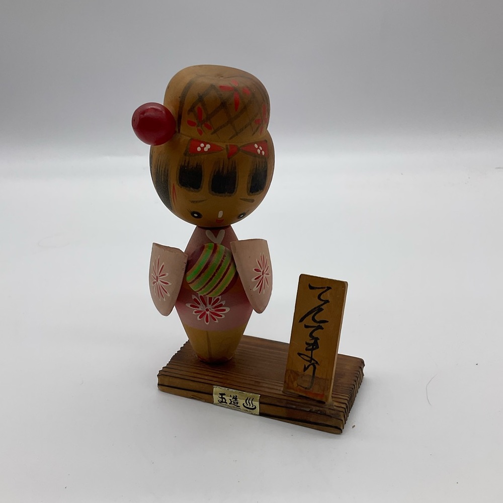 VINTAGE JAPANESE SOSAKU KOKESHI WOODEN‎ DOLL